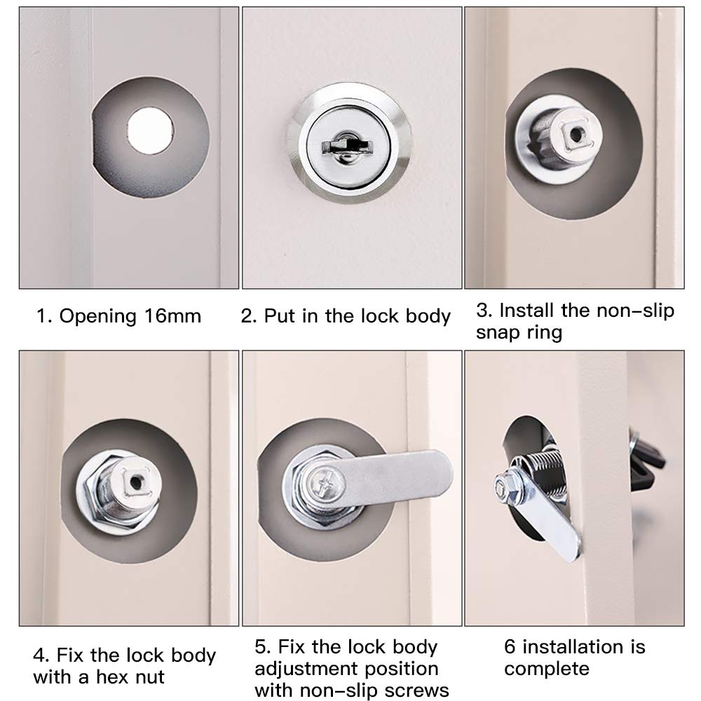 New,suitable Zinc Alloy Tubular Lock For Security Drawer Door Cylinder