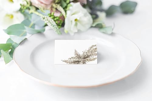 Miniatura 2 de Pampas Place Cards, Pack of 100, Wedding Seating Cards, Escort Cards, 2.5 x 3 inches, Scored and Ready To Use