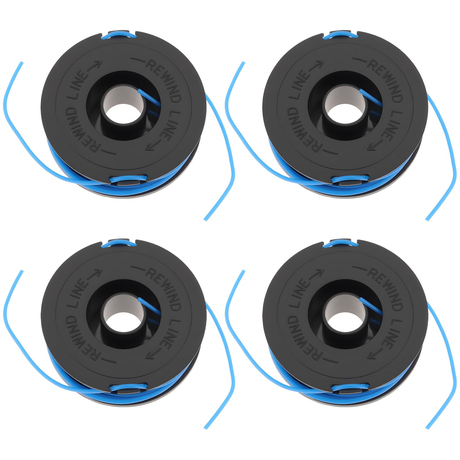 Briny River 4Pcs Grass Trimmer Spool And Line Compatible With Spear & Jackson S4528et
