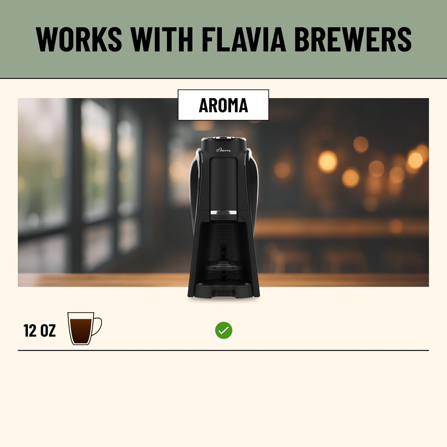 Flavia Lavazza Momento Passion 12 oz Coffee Freshpacks works only with Flavia Aroma Brewer, Light Roast (Case of 38)
