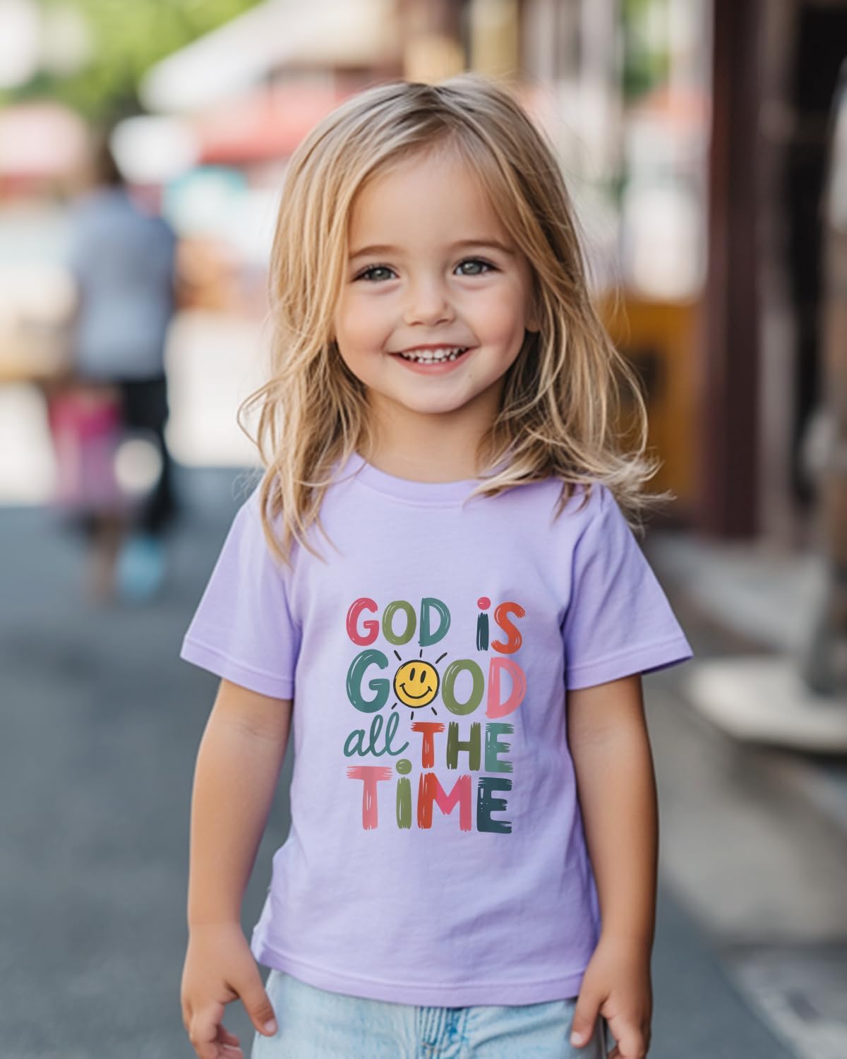 Jesus Shirt for Kids Girls Boys Jesus Loves You Christian Easter T-Shirts Funny God Short Sleeve Tops Graphic Tee 2-8 Years - Image 3
