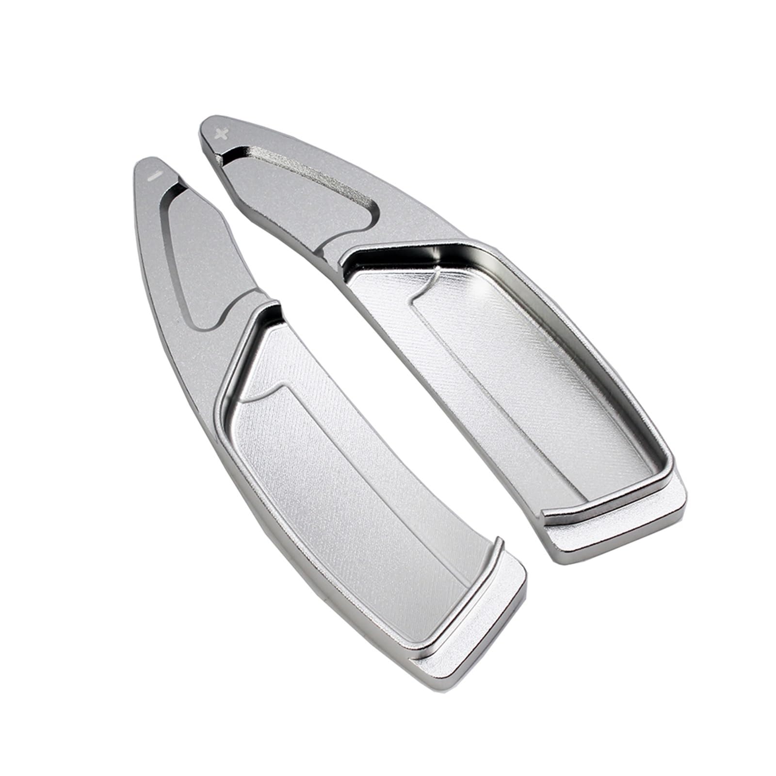 SEDYQMANW Compatible with Peugeot 3008 5008/3008 GT 5008 GT 2019 2020 Alloy Add-On Steering Wheel Paddle Shifter Extension Paddle Shift Extension Gear Shift Paddles(Silver)