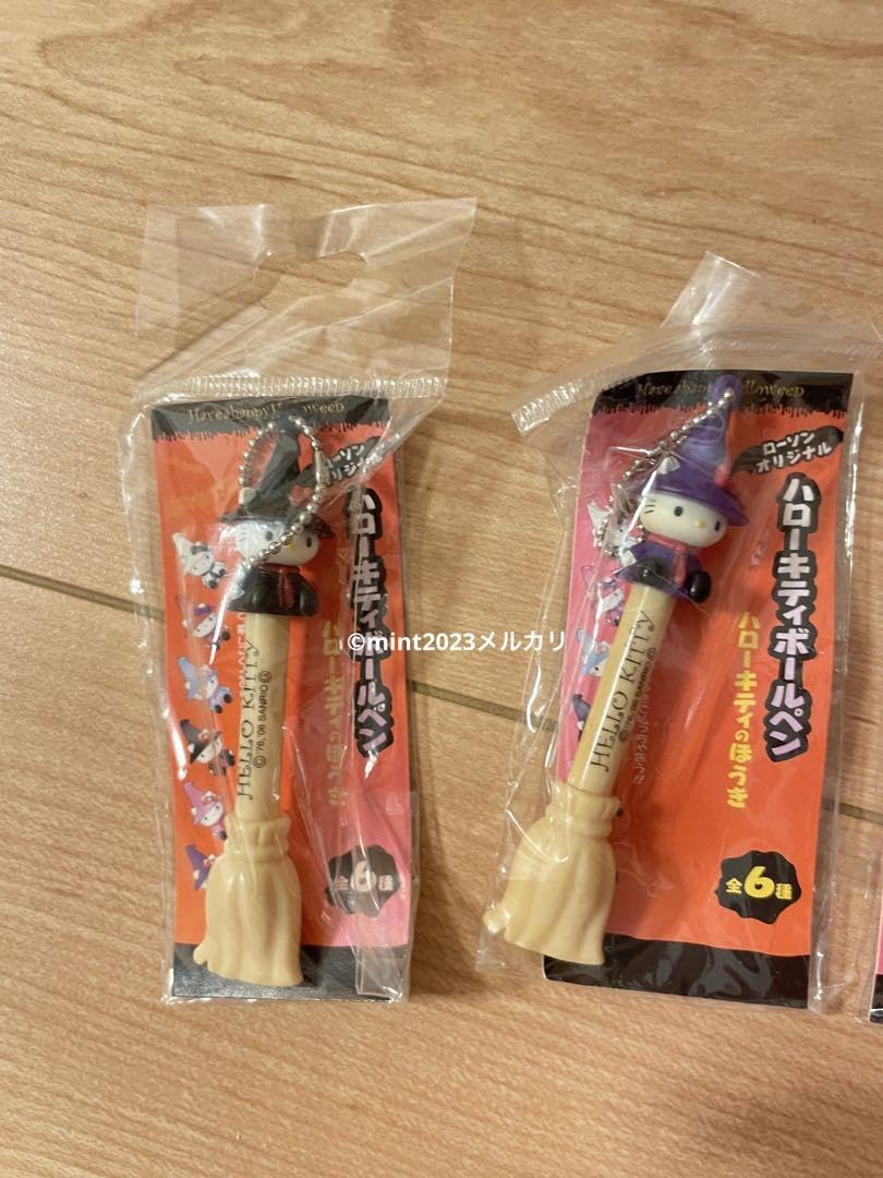 ローソンオリジナル　ハローキティボールペン　ハローキティのほうき　全6種類 Amazon | ローソンオリジナル キテイちゃんのほうき キテイ