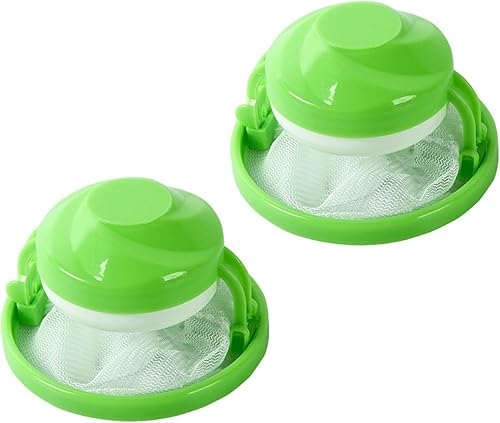 Miniatura 4 de Retiro de pelo reutilizable flotante de fibra sucia colector colector filtro malla bolsa captura pelos lavadora lavandería bolsa filtro red bolsa