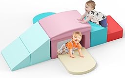 Blocchi in Schiuma, Cotone Perlato ad Alta densità, Fodera in Pelle PU Rinforzata Impermeabile e Resistente alle Crepe, Chiusura Invisibile, per Interno/Esterno