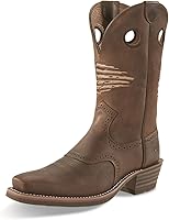 Vista 1 de Ariat Heritage Roughstock - Botas de trabajo de cuero con punta cuadrada para hombre