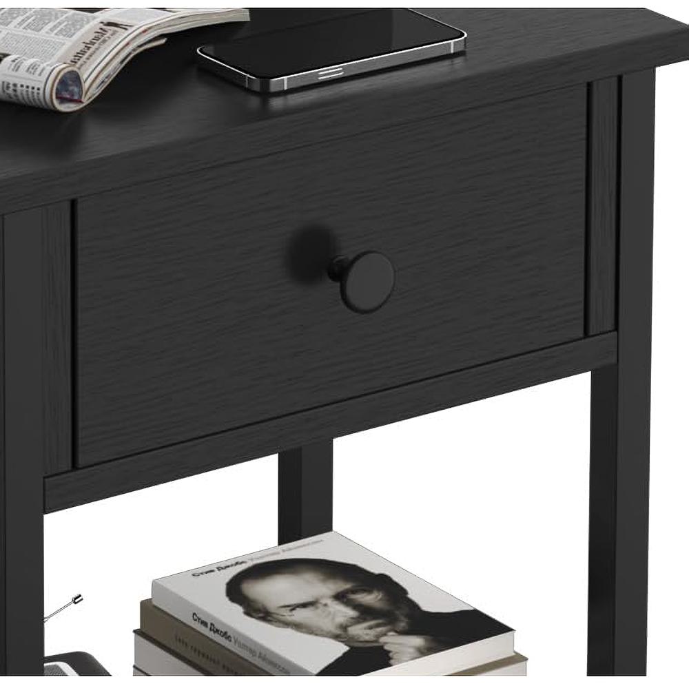 Amazon.com: Nightstands Set of 2 with Drawers, Bedside Table Set