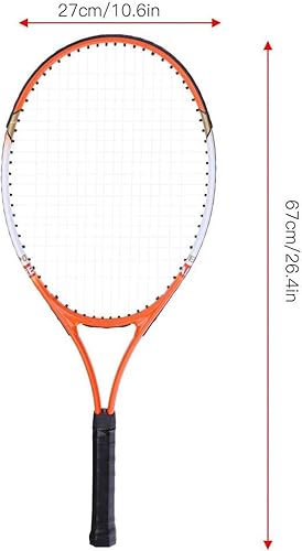Miniatura 6 de Raquetas de tenis para adultos paquete de 2, durable antioxidante bastante aleación de aluminio raqueta de tenis resistente raqueta de tenis para