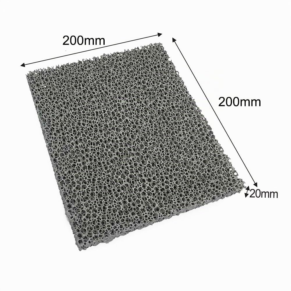 Ersatz-Feinstaubfilter, Ofen-Feinstaubfilter für Kaminöfen zur Reduzierung der Emission von Partikeln, 200 x 200 x 20 mm (1 Stück)