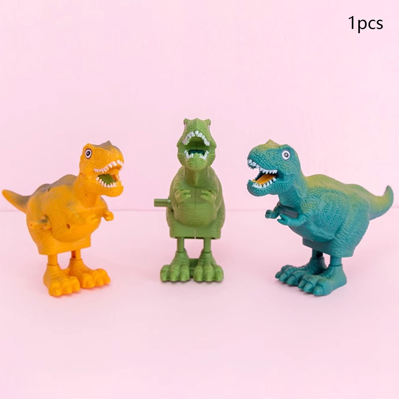 Jouet Dinosaure Sauteur à Remonter 17 Cm – Grande Taille Pour Bébés Et Enfants (Ressort, Marche Avant)