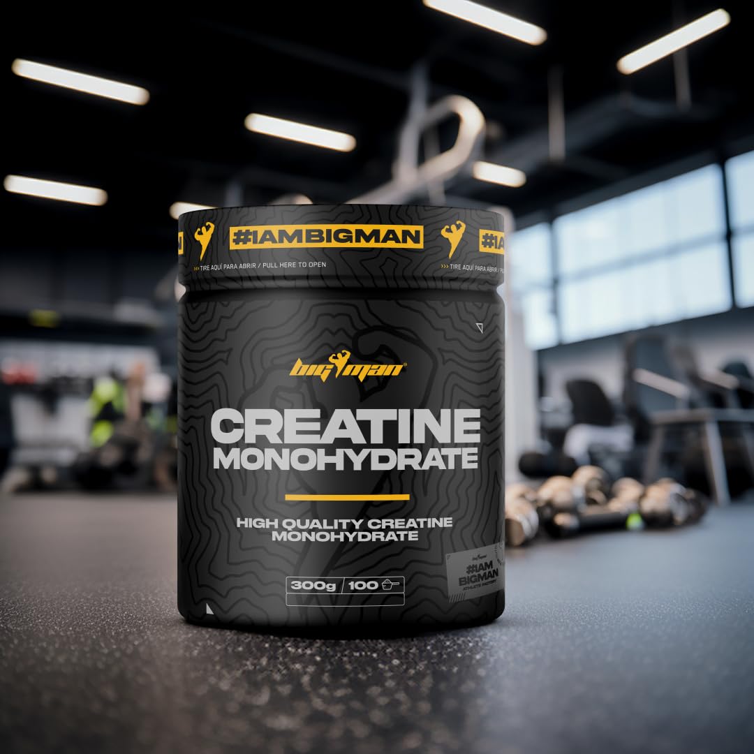 BigMan | Pack FORZA PROTEIN 2kg + CREATINA 300 GR | Proteína 80% | Aislado proteína Soja + Concentrado Whey | Creatina | Alto Contenido en Proteínas (Chocolate)