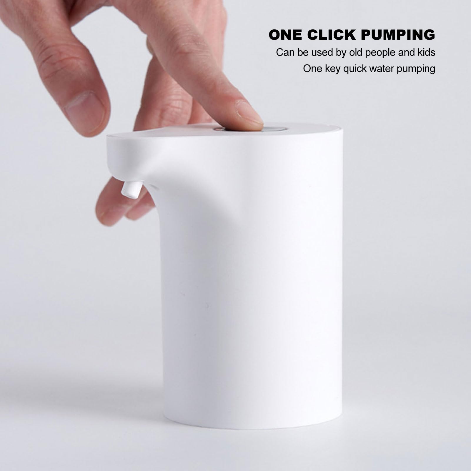 Pompe à eau électrique pour baril, distributeur d'eau automatique sans fil pour bureau à domicile, presse à eau Pompe à eau électrique pour baril, distributeur d'eau automatique sans fil pour bureau à domicile, presse à eau