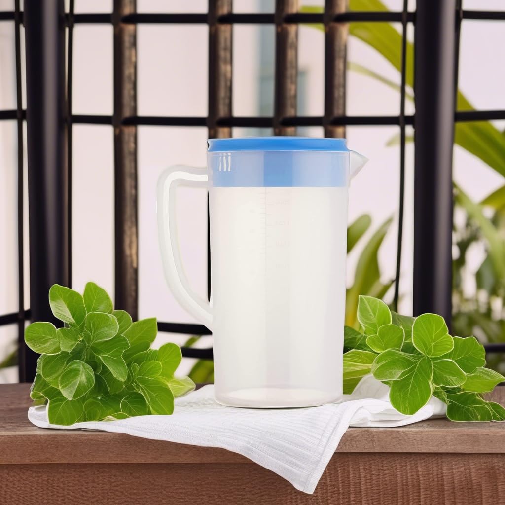 Amazon.com: 81oz/2.4Litre/0.63 Gallon Plastic Water Pitcher with
