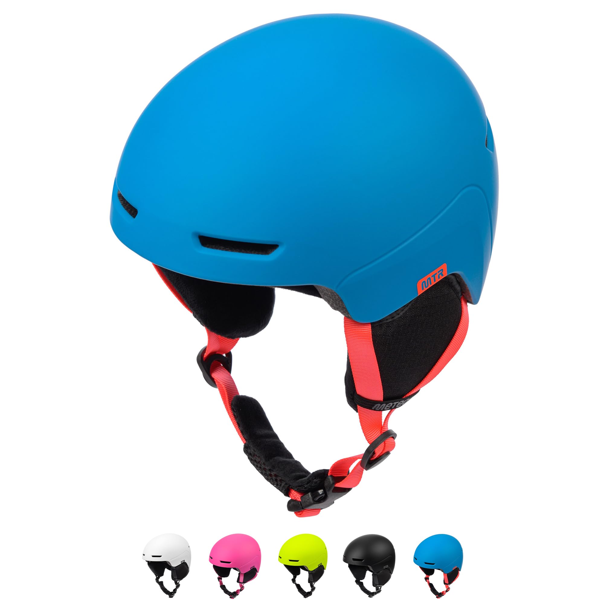 meteor Casco de Esquí y Snowboard para Niños Niñas - Helmet para Jóvenes y Adultos - Casco de Seguridad Deportes de Invierno