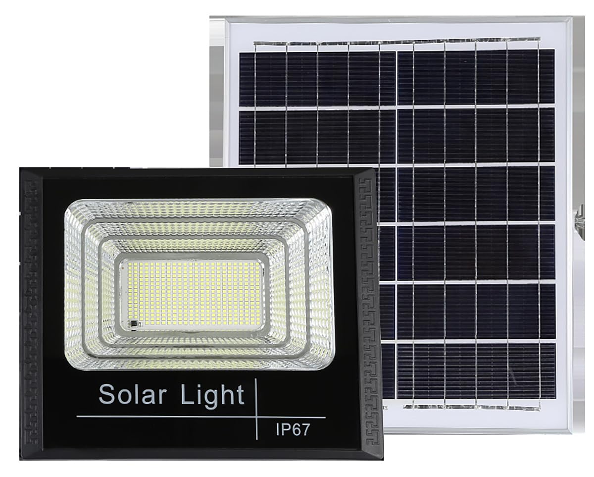 Éclairage de sécurité LED solaire 500W pour parking, rue et grande cour extérieure