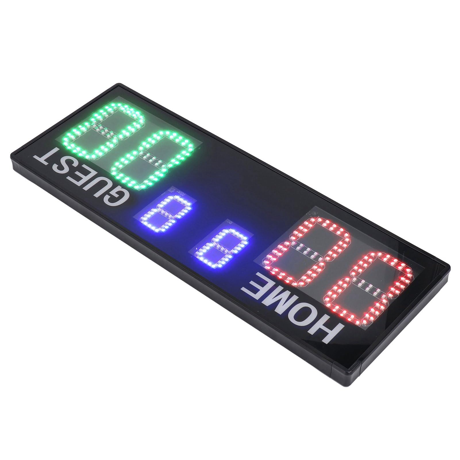 Tabellone Segnapunti Elettronico a LED, Display a LED Luminoso a 6 Cifre 1-99 Segnapunti Digitale con Telecomando, Tabellone Elettronico per Pallacanestro per Pallavolo, Basket, Calcio