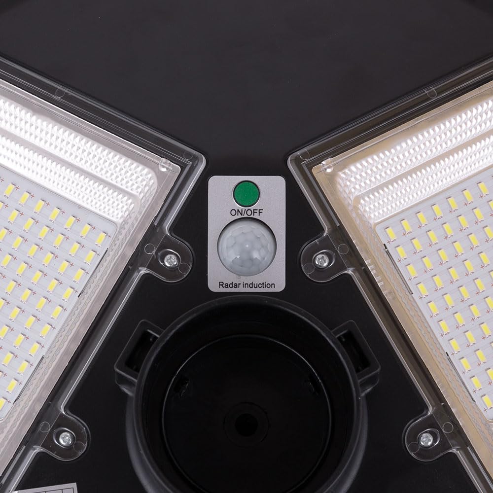 Luminaria Solar LED 90W 9000Lm 6000ºK IP67 Panel: 6V 18W Batería: 3,2V 15000MaH | Greenice