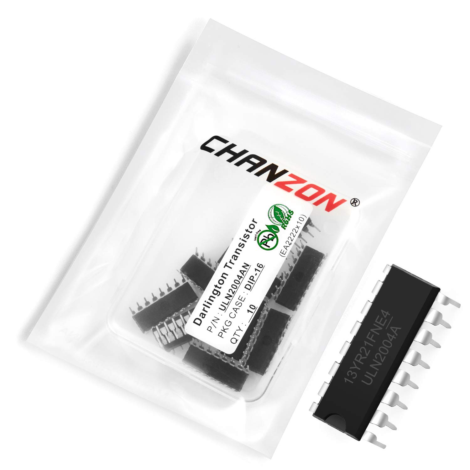 Chanzon 10 Stück ULN2004AN DIP-16 Darlington Transistor 500mA