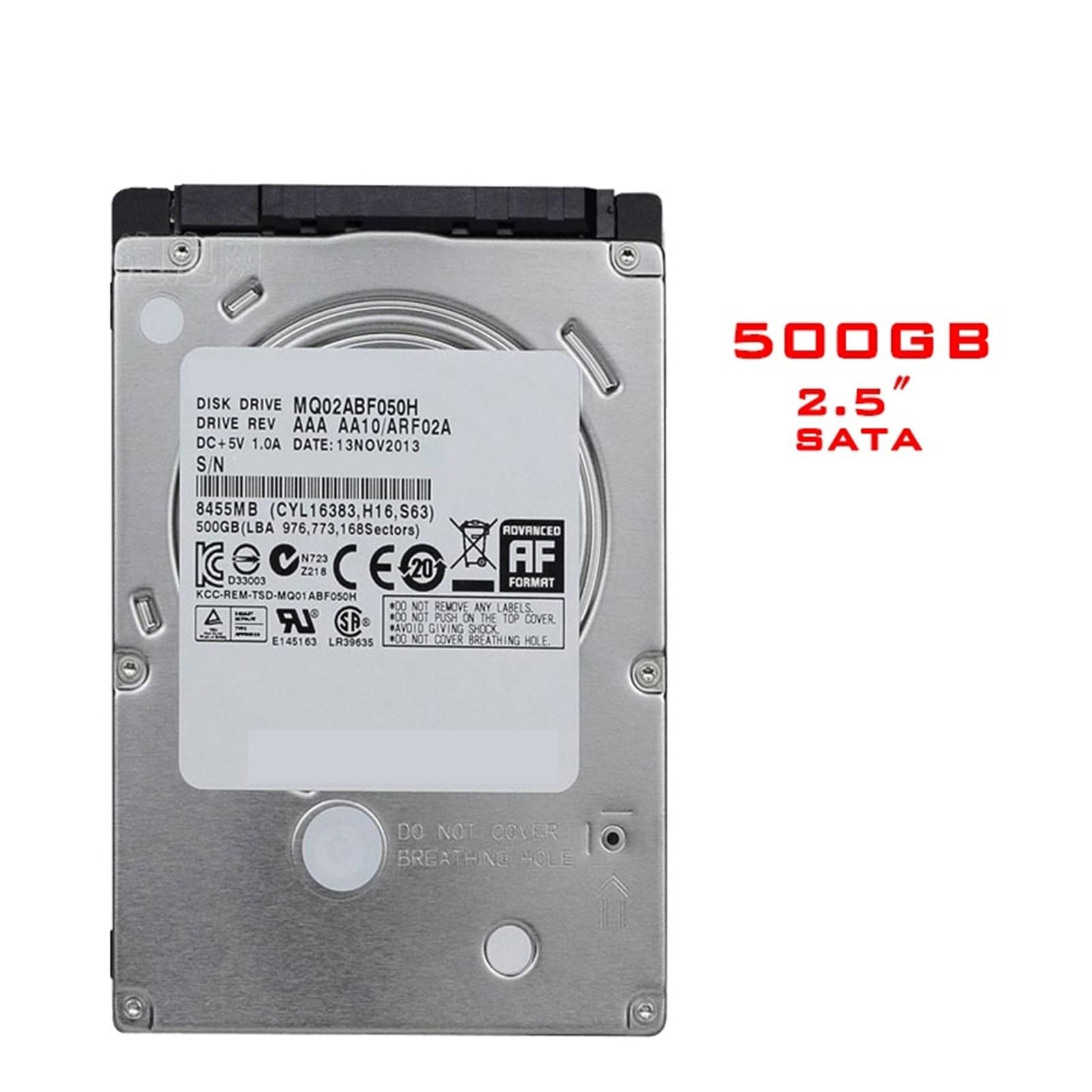 1 x 320 GB 2,5-calowy notebook SATA2 wewnętrzny 120G 160G 250G 500G 1T 2T HDD dysk twardy 5400-7200 obr./min wewnętrzny dysk twardy (500 GB)