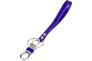 Purple Lanyard for Keys: Stylish and Durable Keychain for Women