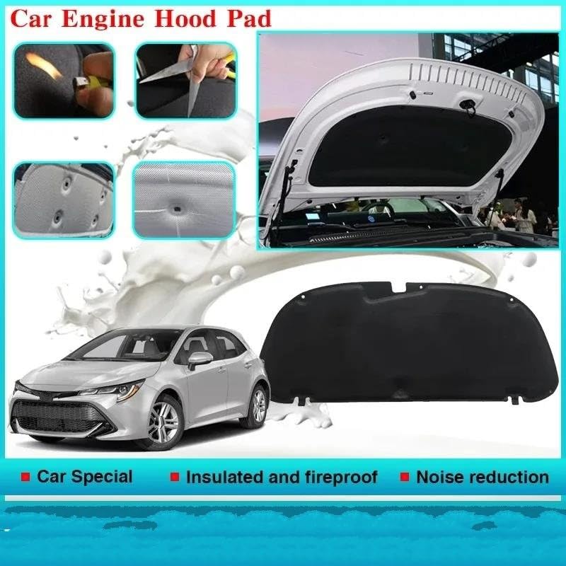 Tapis insonorisant capot Toyota Corolla E210 2019-2024 coton isolant - 4