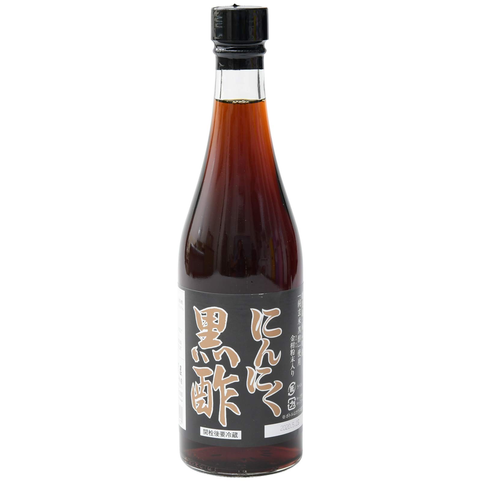 Amazon.co.jp: 福山物産 くろず屋 にんにく黒酢 500ml : 食品・飲料・お酒