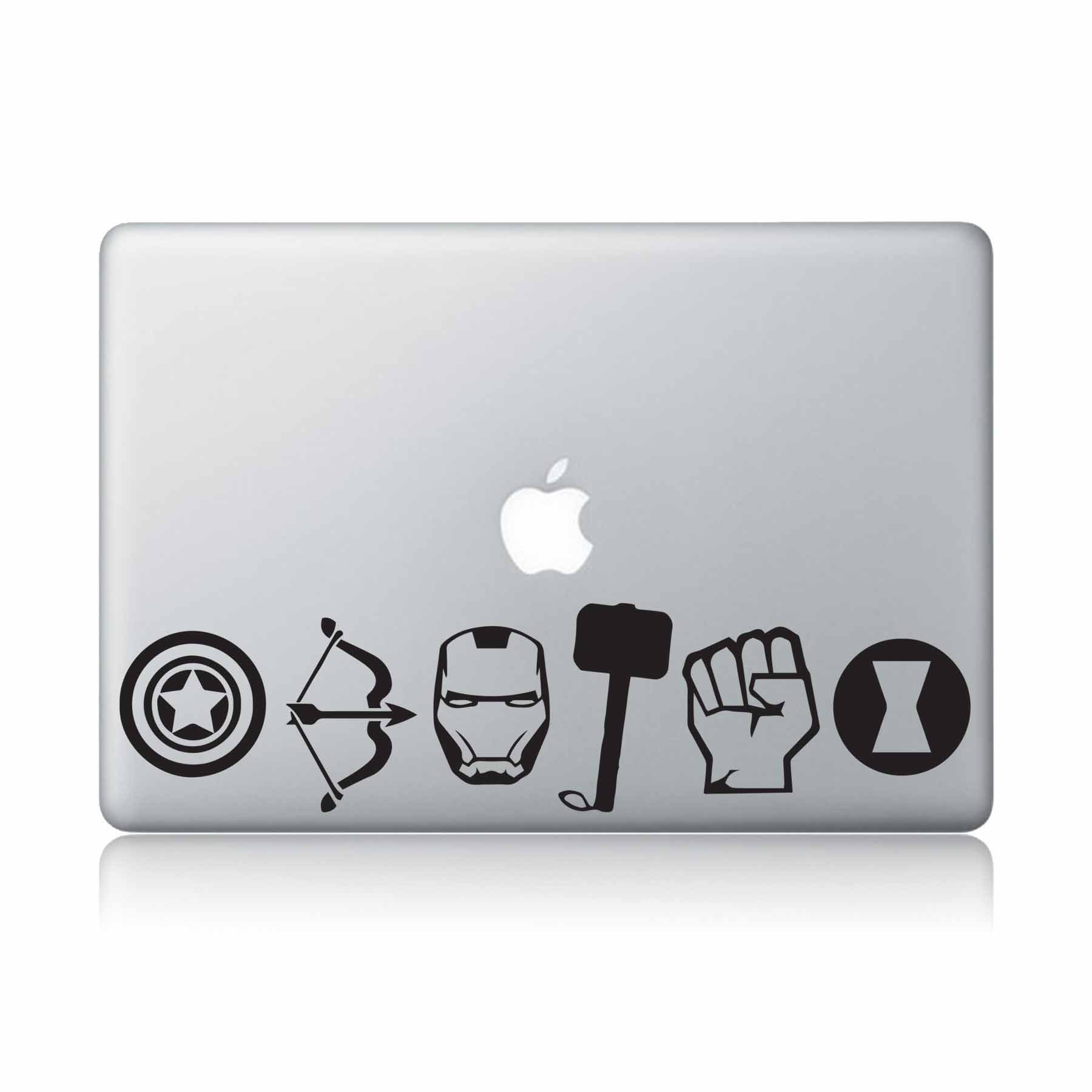 Buy DieCut Decal with Avengers Fan Art for Laptop MacBook car Sticker