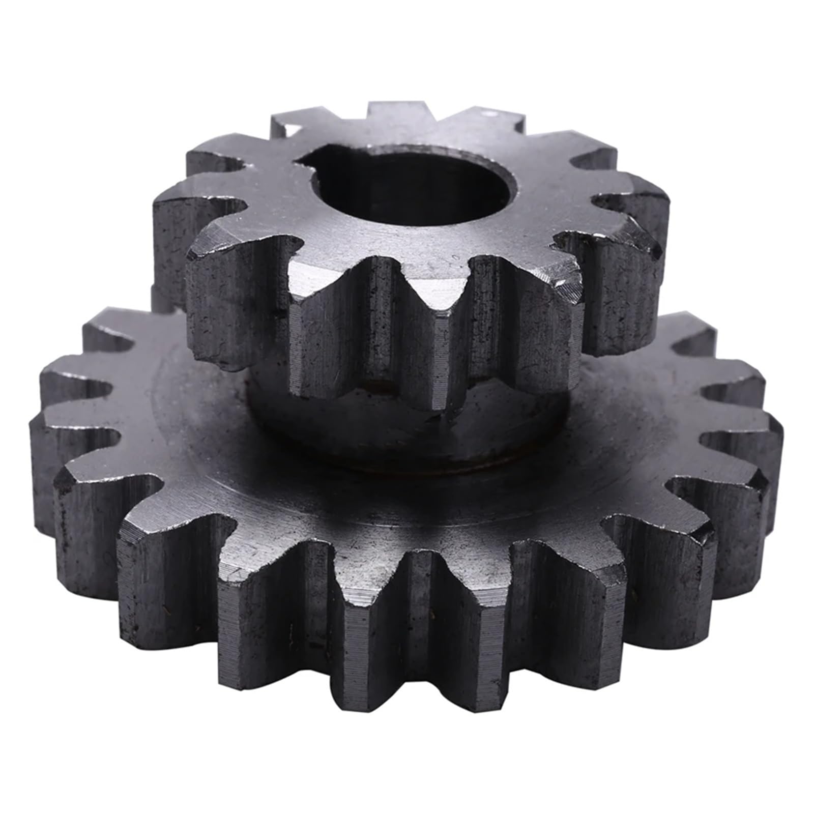 2pcs/Set Dual Dears Metall Drehgetriebe CJ0618 Zähne T29XT21 T20XT12 Doppelte Gear (Color : Silver)