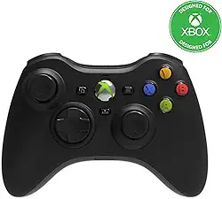 Hyperkin - Xenon Wired Controller - Officially licensed Xbox 360 Controller replica for Xbox Series X|S, Xbox One, Windows 10|11, PC, 3.5MM Audio Jack, Impulse Triggers - Black