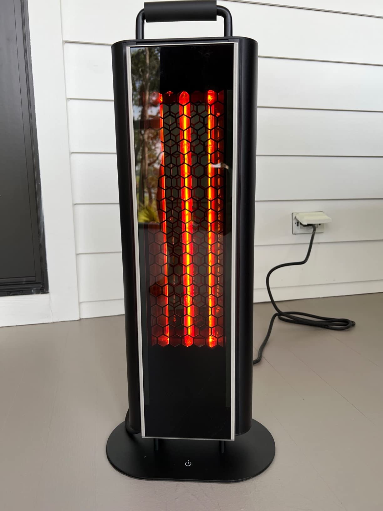 21/mo Finance Patio Heater, EAST OAK 1200W Under Table Electric