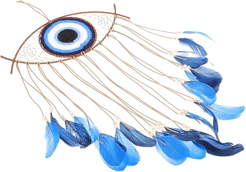 Miniatura 1 de Atrapasueños azul ojo malvado atrapasueños azul mal de ojo colgante decoración mal de ojo ojo azul decoración de pared azul decoración del hogar