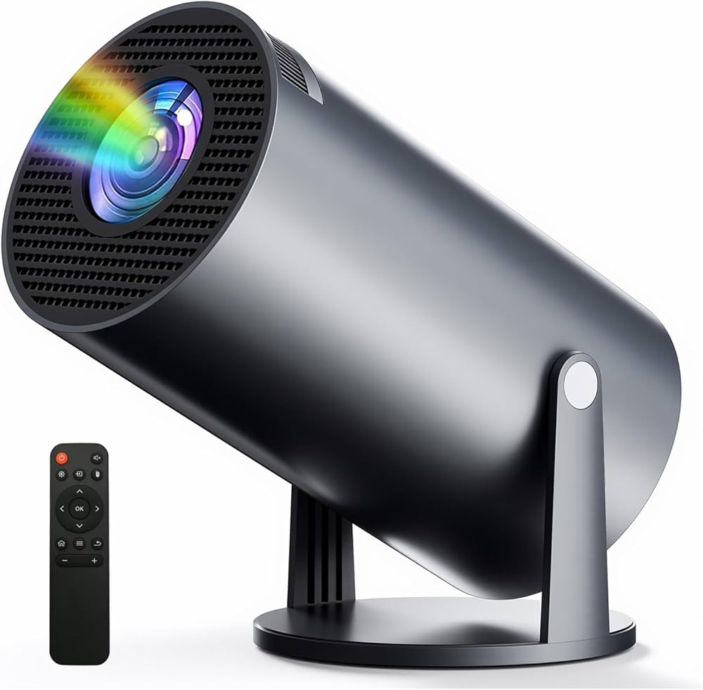 新品 プロジェクター小型 4K対応 270°回転 自動台形 高透過 高輝度 Amazon.co.jp: プロジェクター 家庭用【最新進化Android TV搭載