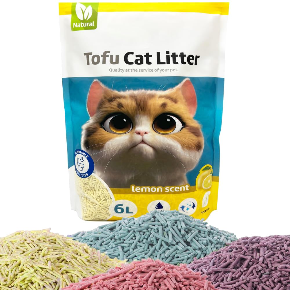 PLUS HOME Arena para Gato Eco-amigable Fragancia Suave químicos Innovación Natural Textura Ultrafina y Control de olores.Lavanda