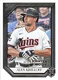 2021 TOPPS GALLERY PRINTER PROOF #157 ALEX KIRILLOFF RC MINNESOTA TWINS BASEBALL OFFICIAL TRADING CARD OF MLB