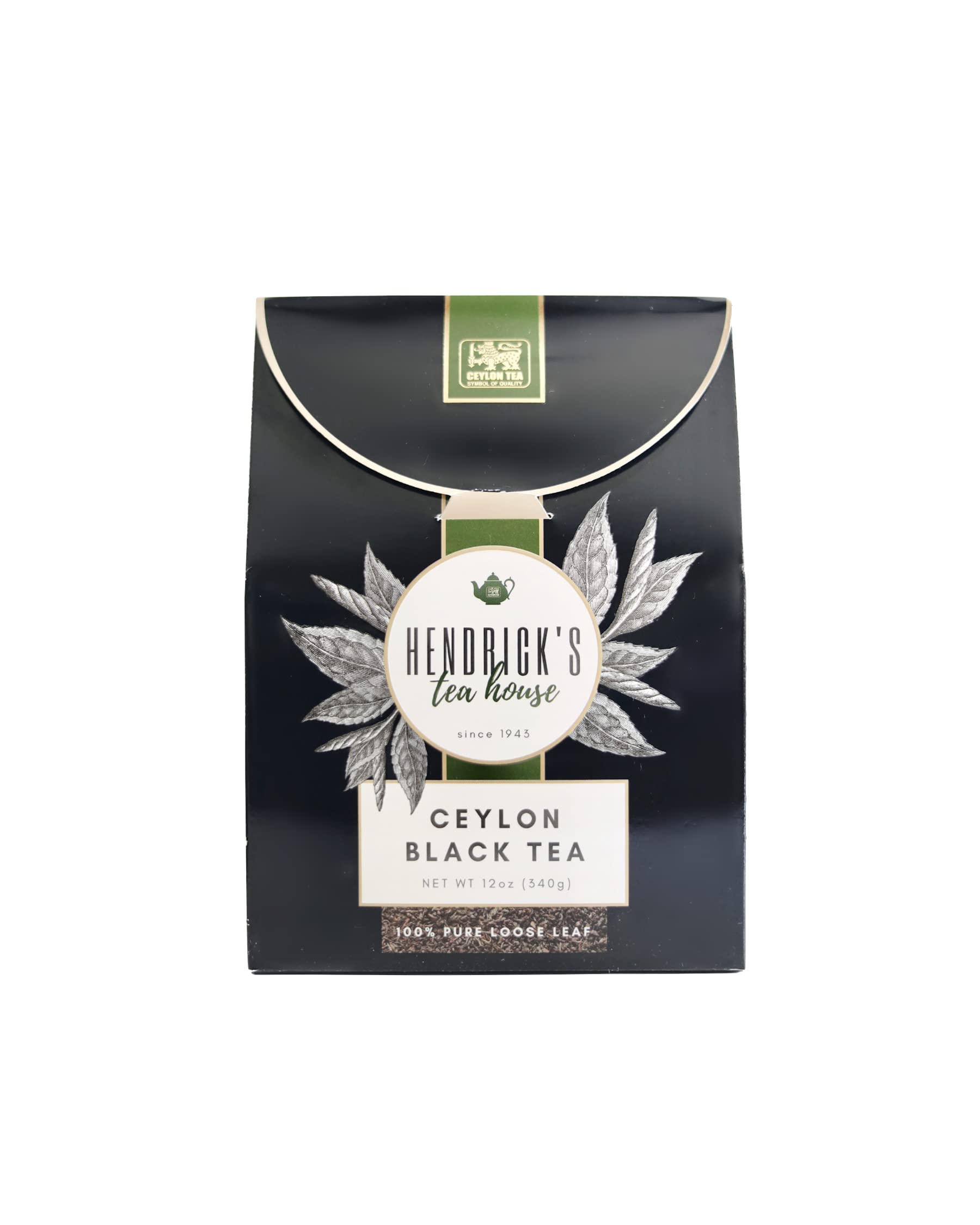Hendrick's Tea HouseCeylon Black Tea 12 oz BOPF Blend Loose Leaf
