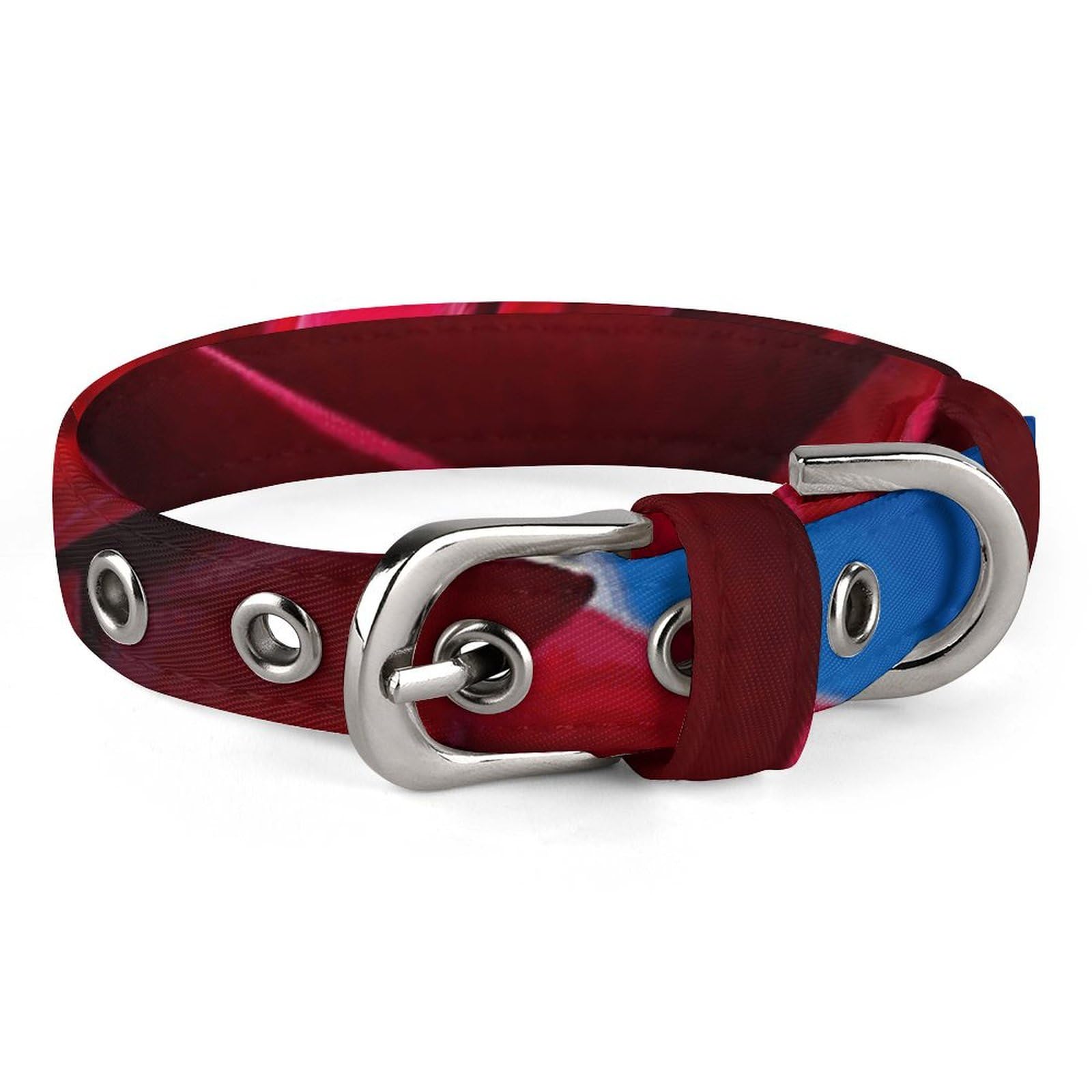 Collier rose rouge pour petit chien et chat réglable