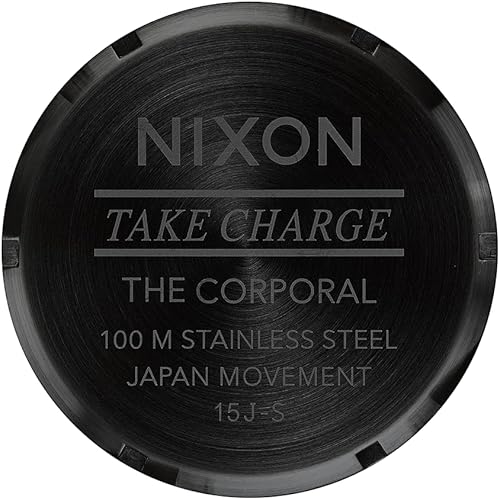 Miniatura 4 de Nixon Corporal SS A346. Reloj XL para hombre resistente al agua de 100 m (cara de reloj de 48 mm. Correa de acero inoxidable de 24 mm)