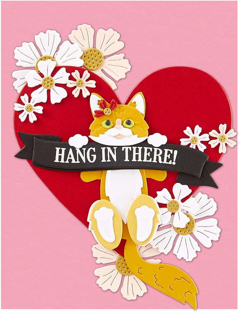 Spellbinders 陽気な子猫 エッチングダイ、金属。