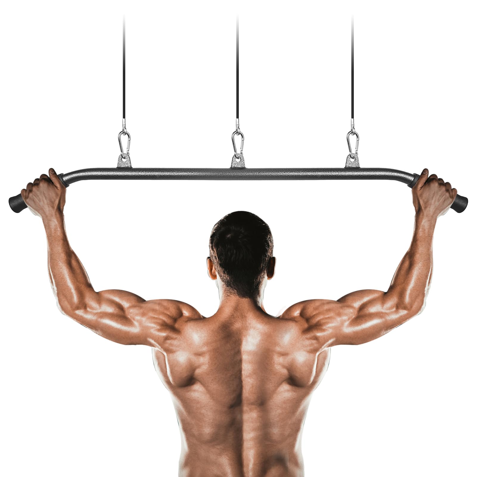 Jalon Con Barra En Polea Triceps Poleas Gym Lyndwin Barra Polea