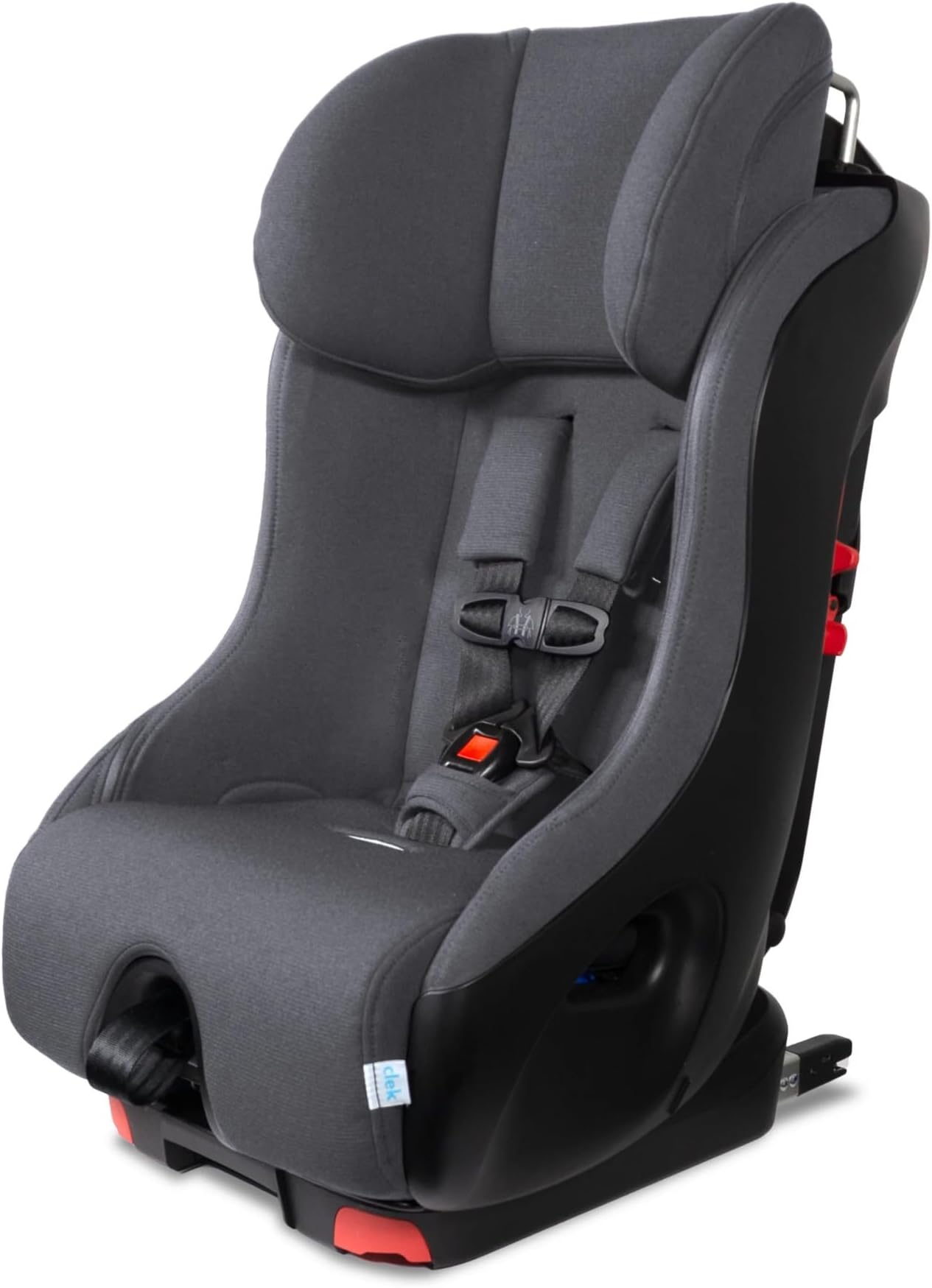 Clek Foonf Convertible Car Seat with Rigid Latch System, Crumple Zone Safety System, Adjustable Headrest, Reclining Design, Anti-Rebound Bar & Flame Retardant-Free (Edge Ziip)