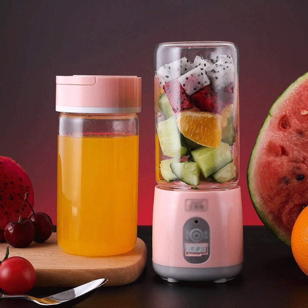 Juicer - Portable Blender, Personal Size Cup, Fruit, Smoothie, Baby Food Mixing Machine with 6 Blades(Blue)