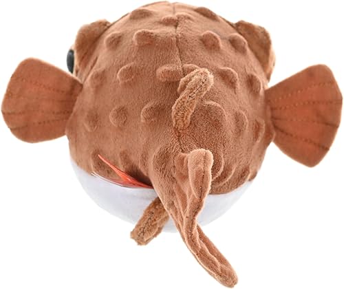 Miniatura 5 de Wild Republic Pufferfish, Cuddlekins Mini, animal de peluche, 8 pulgadas, regalo para niños, juguete de peluche, botellas de agua recicladas