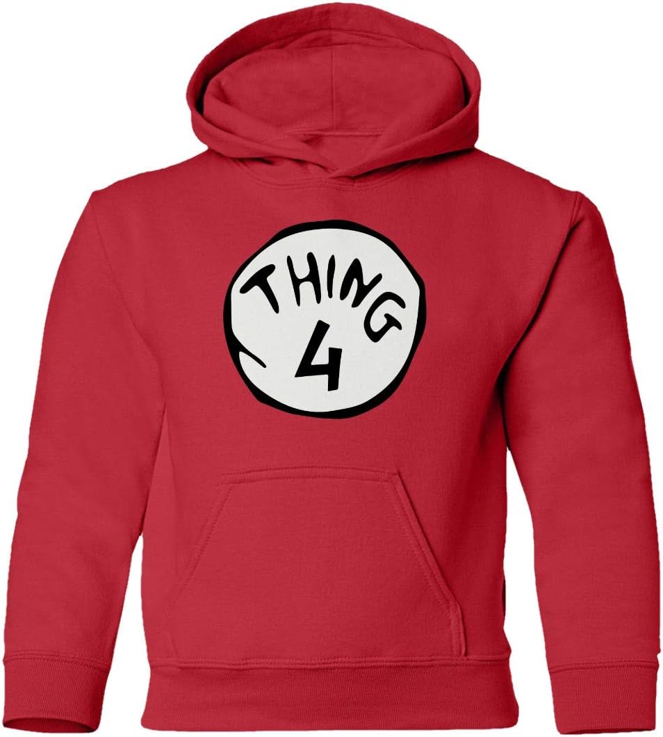 New Teacher Dr 1,2,3,4,5,6 Fun Group Shirts Unisex RED Youth Hooded Sweatshirt