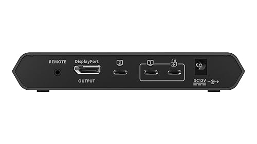 Miniatura 3 de IOGEAR Access Pro Plus - Conmutador KVM USB-C de 2 puertos, 1 monitor, 2 computadoras 4K 60Hz, salida DisplayPort, concentrador USB de 4 puertos de