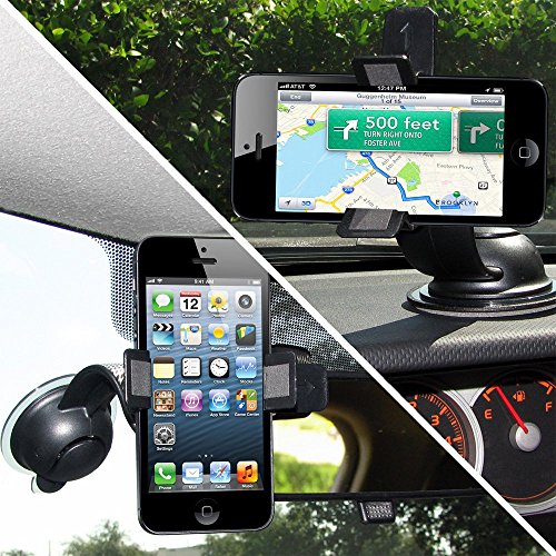 Amzer Dual Car Mount For Iphone 5/ 5S, Iphone Se - Black #TOP27