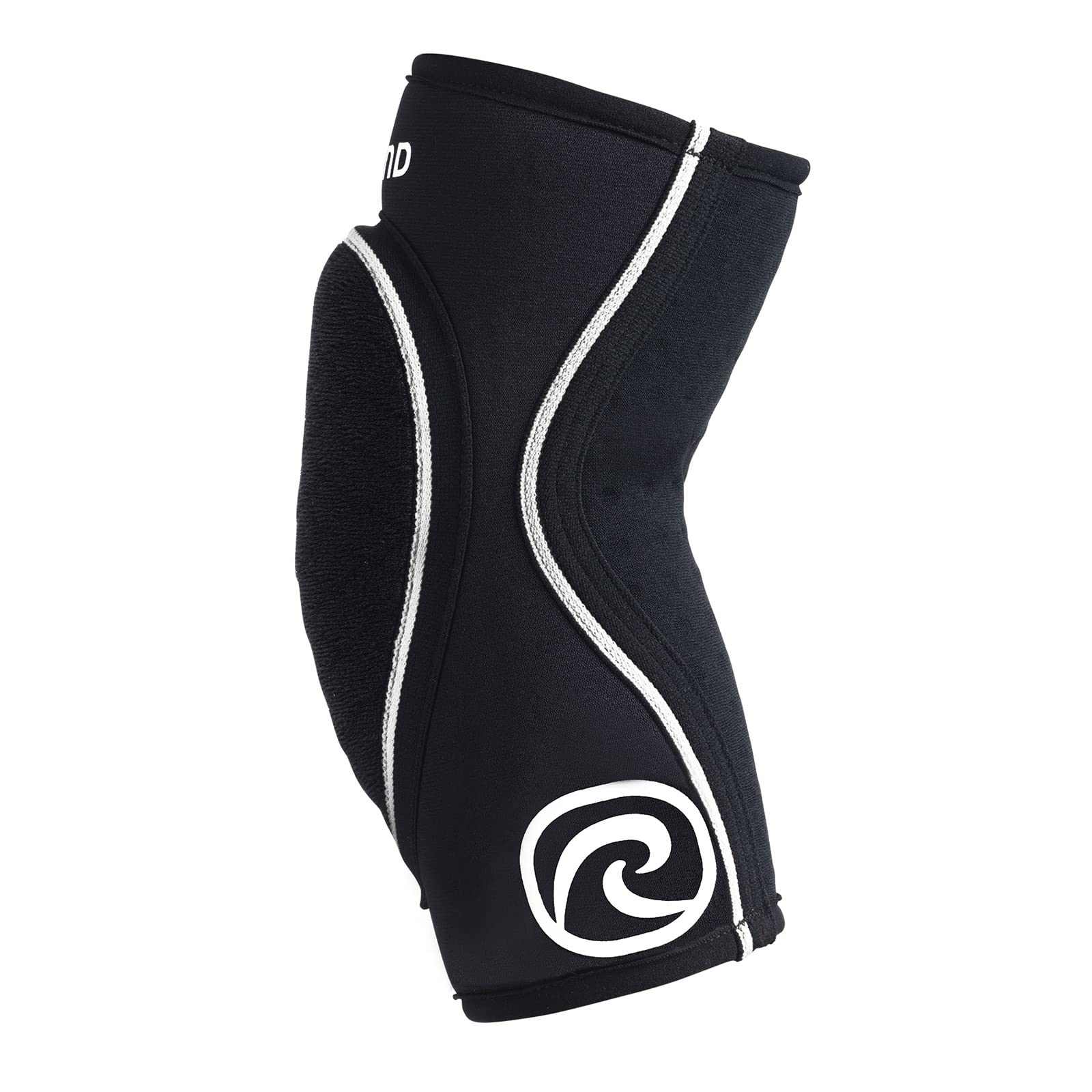 Rehband Coudière rembourée enfants, noir, coudières confortables pour volley-ball, handball & sports d'intérieur