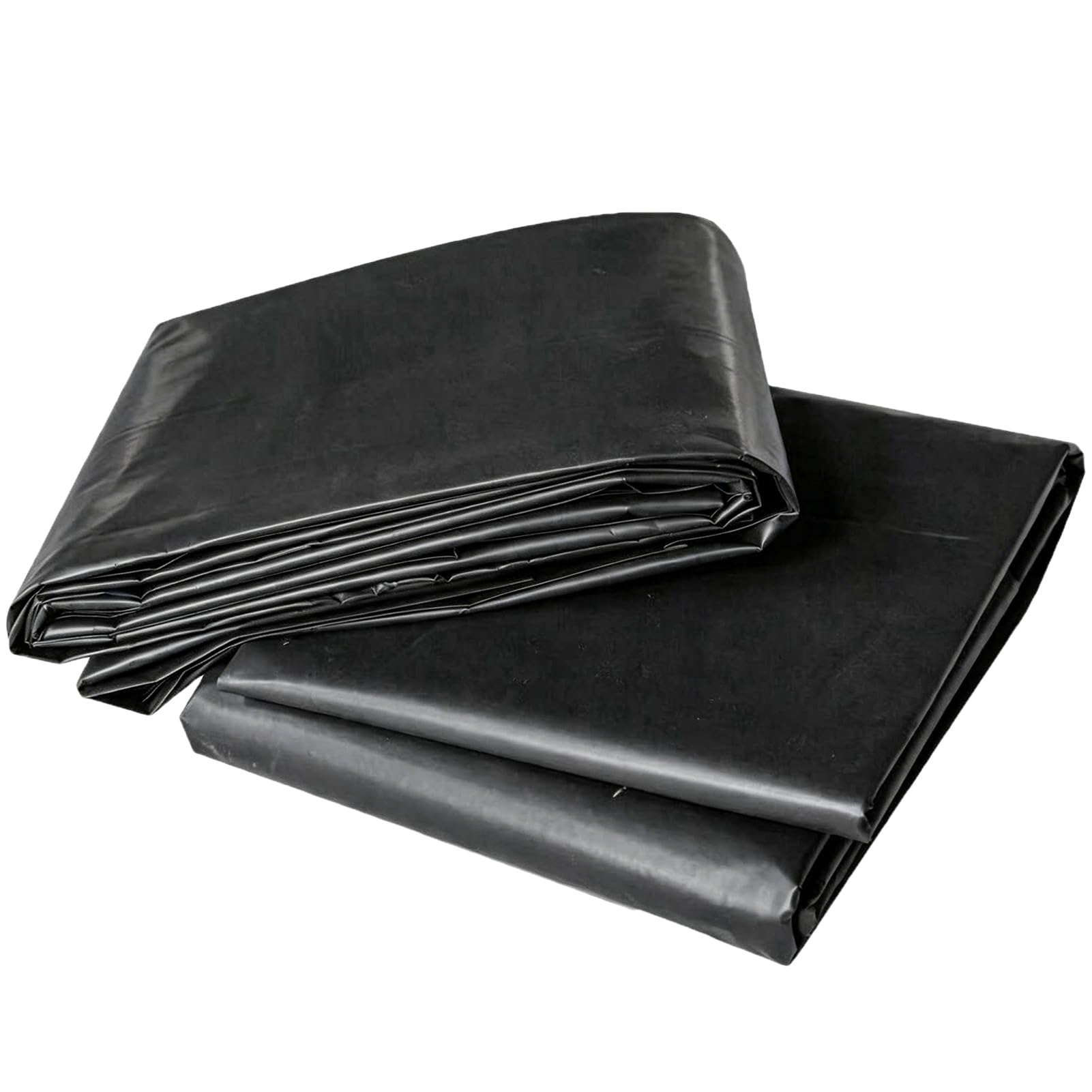 Pond Liner Black HDPE 1x6m 2x4m 4x5m 5x8m 6x10m 7x7m 8x12m 10x15m Flexible Impermeable Membrane for Koi Ponds Water Gardens Raised Bed(4x10m(13.1x32.8ft))