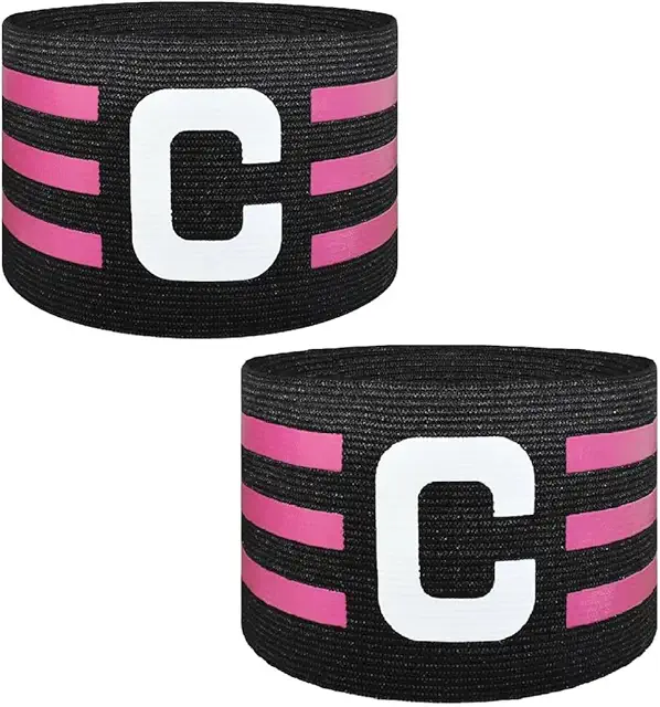 GXGM Fascia Capitano Calcio Regolabile - 2 Fasce Multicolore per Adulti e Junior