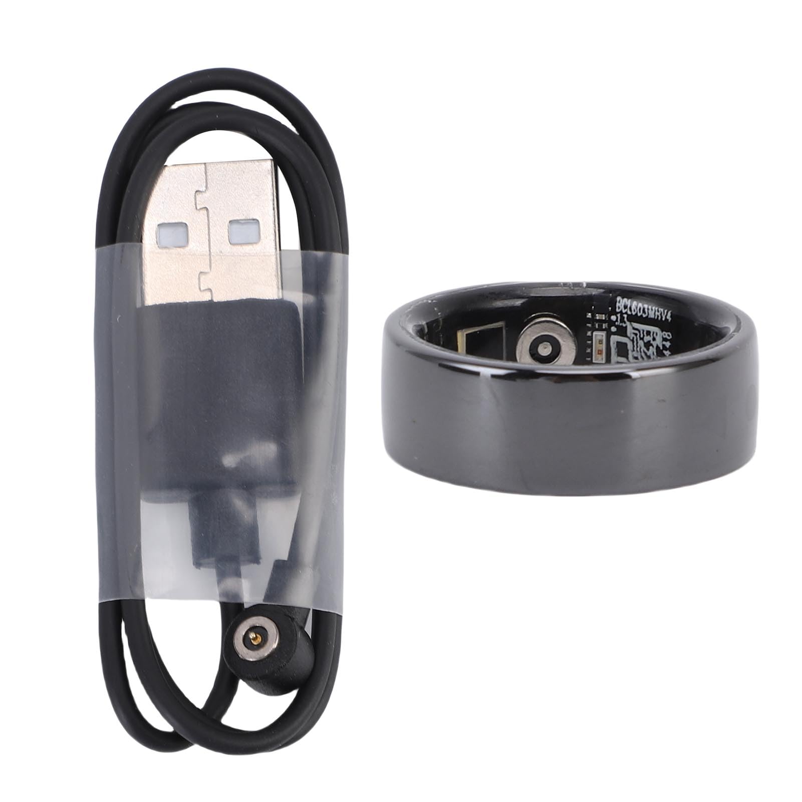 RiToEasysports Anillo Inteligente con NFC, Rastreador de Actividad Física, Monitor de Sueño, Obturador Remoto, Resistente Al Agua IP68 (13 ID: 22,2 mm/0,87 Pulgadas, Circunferencia: 69,7)