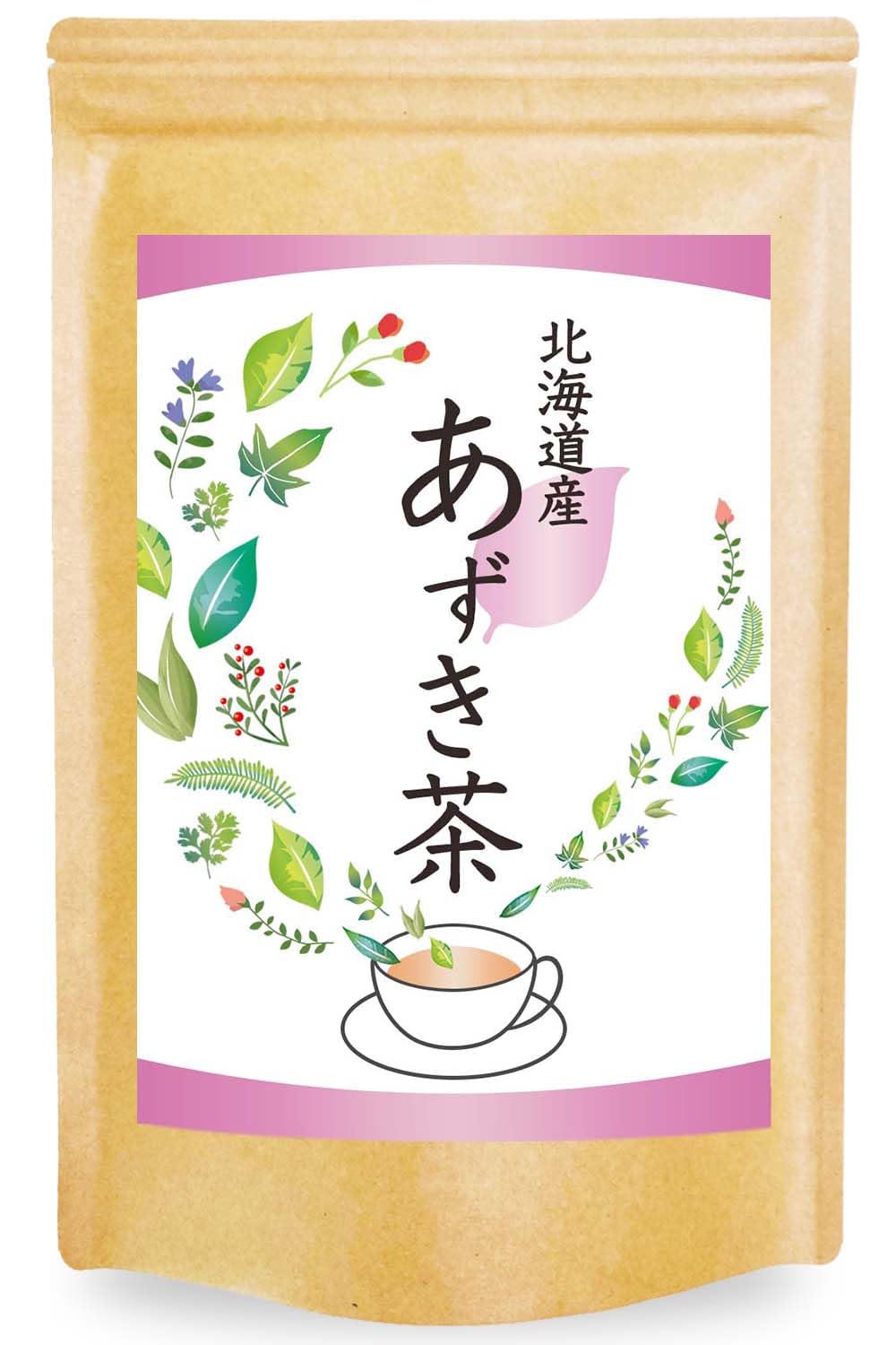 自然のごちそう あずき茶 国産 ティーバッグ 小豆茶 北海道産100% ノンカフェイン お茶 水出し 健康茶 (30包)